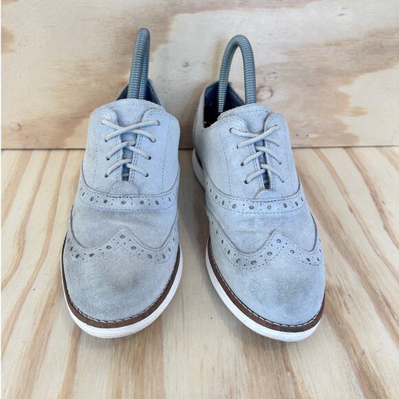 Cole Haan - Original Grand Os Wingtip - Sneakers - Gray - Women's - 6 B - W01578 - Picture 2 of 9